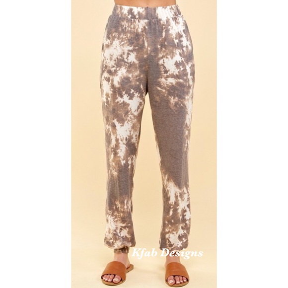 ❤️LAST Flat Front Relaxed Fit Terry Tie Dye Jogger - Picture 5 of 5